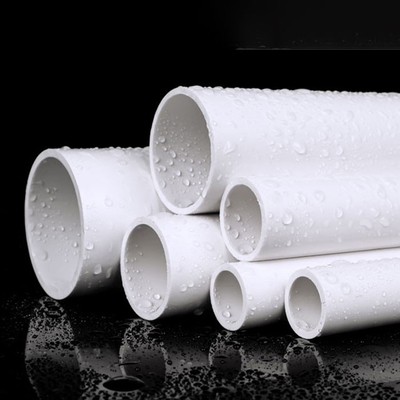 PVC Drenaj Kanalizasyon Borusu 50 75 110 160 315mm Anti alkali Su Temini PVC Boru