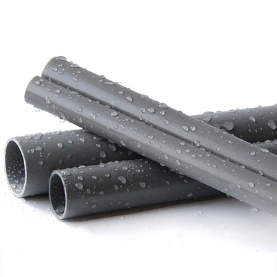 Yapışkanlı Plastik PVC Drenaj Boruları DN20 - DN630 Gri ​​PVC Su Temini Borusu