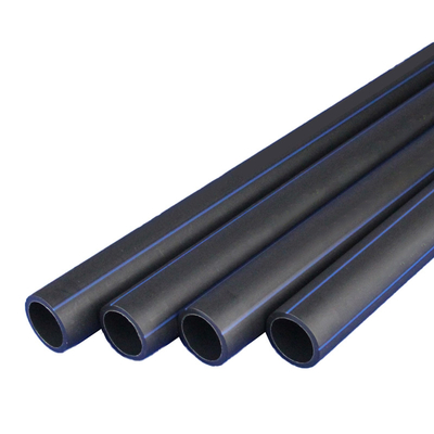8 inç Pe100 HDPE Su Temini Boru Kalınlığı Plastik Boru Siyah Özelleştirilmiş