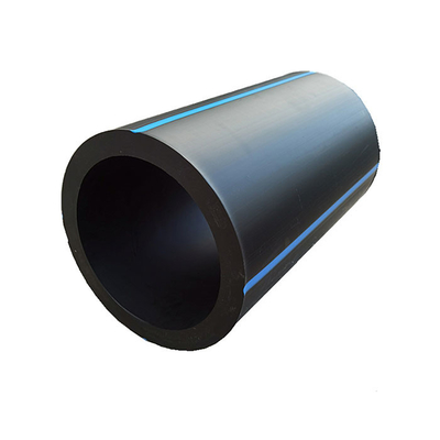Siyah Renkli HDPE Su Temini Borusu ISO9001 PE100 DN160mm