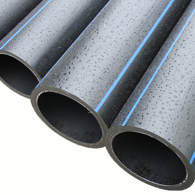 Siyah Mavi Renkli HDPE Plastik Su Temini Borusu PN16 PE100 DN1000mm