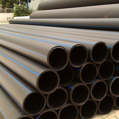 PE Hdpe Su Boruları / PE Su Boruları Siyah Özel Boyutlar ISO Sertifikalı