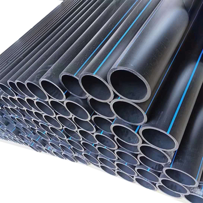 Sabit HDPE Su Teslimi Boruları Siyah/Mavi (2.3-117.6mm) Yeraltı Su Teslimi Boruları