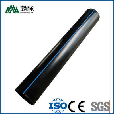 Sabit HDPE Su Teslimi Boruları Siyah/Mavi (2.3-117.6mm) Yeraltı Su Teslimi Boruları