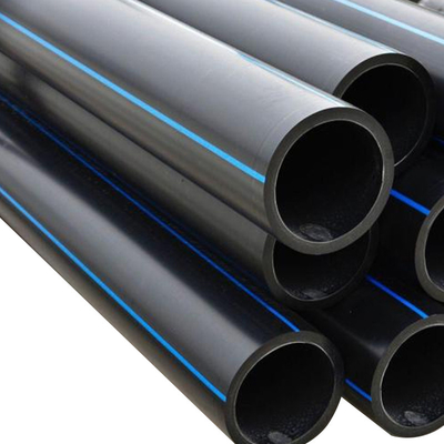 Korozyona dayanıklı HDPE Çift Duvarlı Kabuklu Boru Su Akımı için PE Borular 2 Inç Polietilen Boru