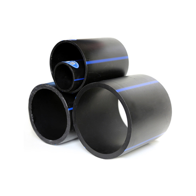 DN16mm-1800mm Siyah HDPE Su Boruları Belediye Mühendisliği Plastik Su Tüketici Boruları HDPE Bobin Boruları