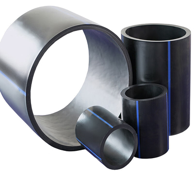 DN16mm-1800mm Siyah HDPE Su Boruları Belediye Mühendisliği Plastik Su Tüketici Boruları HDPE Bobin Boruları