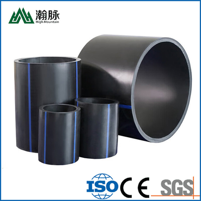 PE HDPE ham madde DN16mm-1800mm HDPE boru Su temini için nihai çözüm