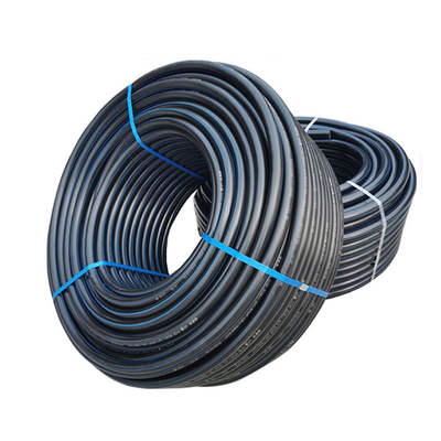 korozyona dayanıklı HDPE su tedarik boruları DN16mm-1800mm Mavi veya Mavi çizgili siyah