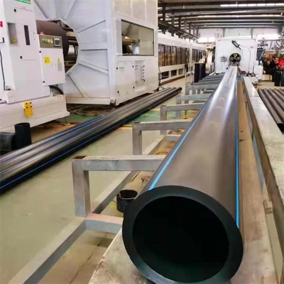 Su Teslimi ve İdrasi PE HDPE ham maddenin yapımı 2.3mm-117.6mm kalınlığında HDPE su kaynağı boruları