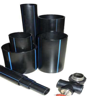 50 Yıllık Uzun ömürlü HDPE Su Tedarik Boruları Butt Fusion Bağlantısı Tipi ile PN6-PN16 Basınç Belirleme