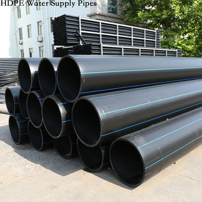 HDPE Su boruları sızıntısız UV ve donmaya dayanıklı NSF ISO sertifikalı 20-1200mm boyutları hızlı kurulum
