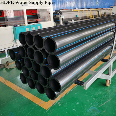 HDPE Su boruları sızıntısız UV ve donmaya dayanıklı NSF ISO sertifikalı 20-1200mm boyutları hızlı kurulum