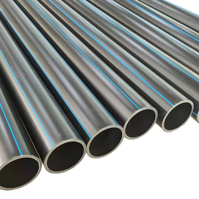 PPR hammaddesi HDPE su tedarik boruları korozyona dayanıklı ve dayanıklı siyah borular