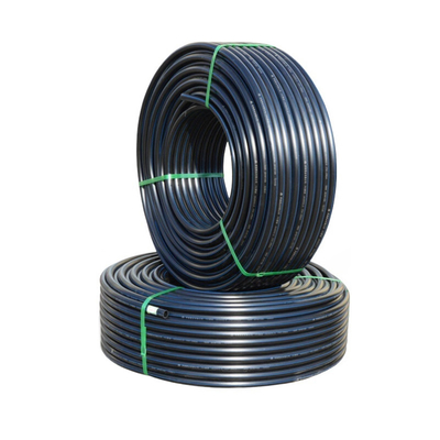 Siyah renkte su boşaltmak için 20mm-1200mm HDPE su kaynağı boruları