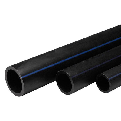 Siyah renkte su boşaltmak için 20mm-1200mm HDPE su kaynağı boruları