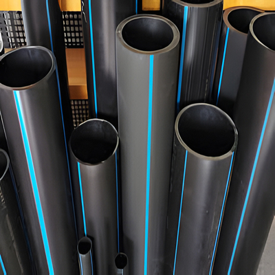20mm-1200mm HDPE Su borusu Çekim dayanıklılığı ≥20MPa Aşırı sıcaklıklara dayanıklı