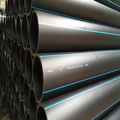 PN20 Basınç Sınıfı HDPE Boru, Katı Atık Sahası Sızıntı Suyu Toplaması için Mükemmel UV Direnci
