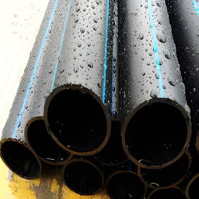 PN20 Basınç Sınıfı HDPE Boru, Katı Atık Sahası Sızıntı Suyu Toplaması için Mükemmel UV Direnci