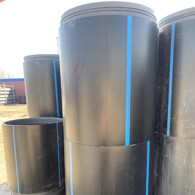 DN20-DN1200 -40°C'den 40°C'ye kadar sıcaklık aralığı olan HDPE su tedarik boruları