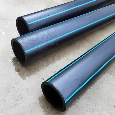 DN20-DN1200 -40°C'den 40°C'ye kadar sıcaklık aralığı olan HDPE su tedarik boruları